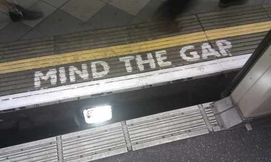 mind the gap london tube