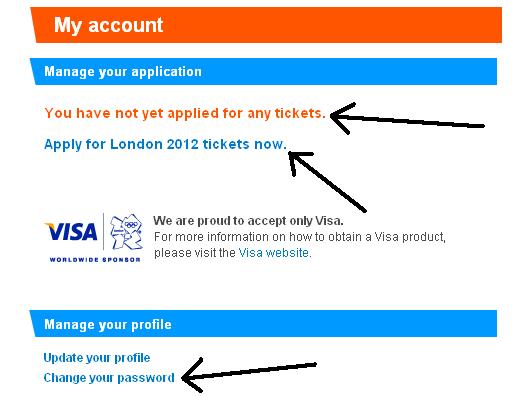 London olympics apply for tickets