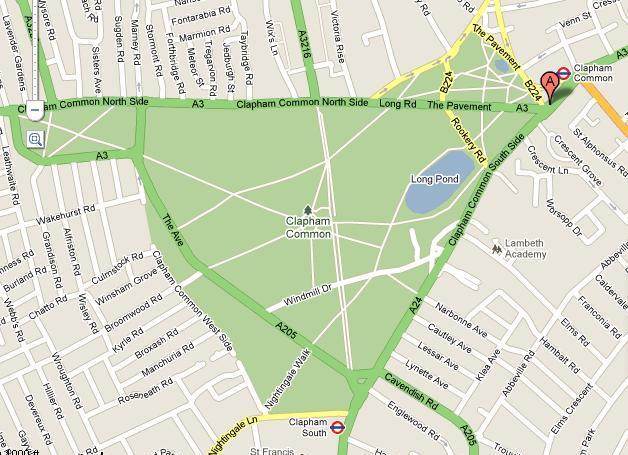 clapham-common-map