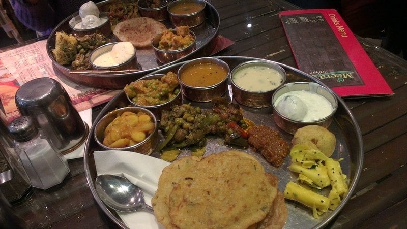 Meeras village food thali