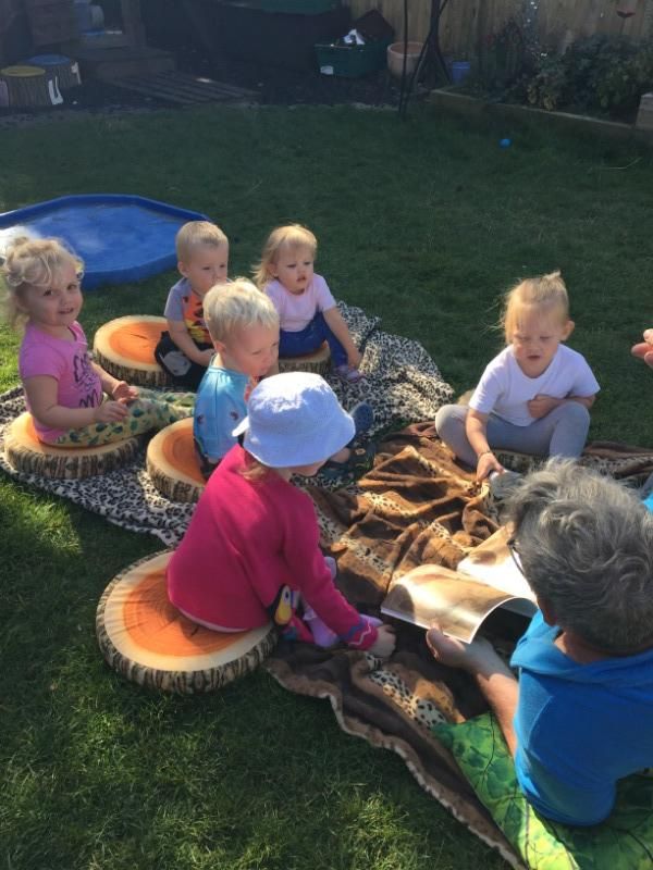 Reading in the garden