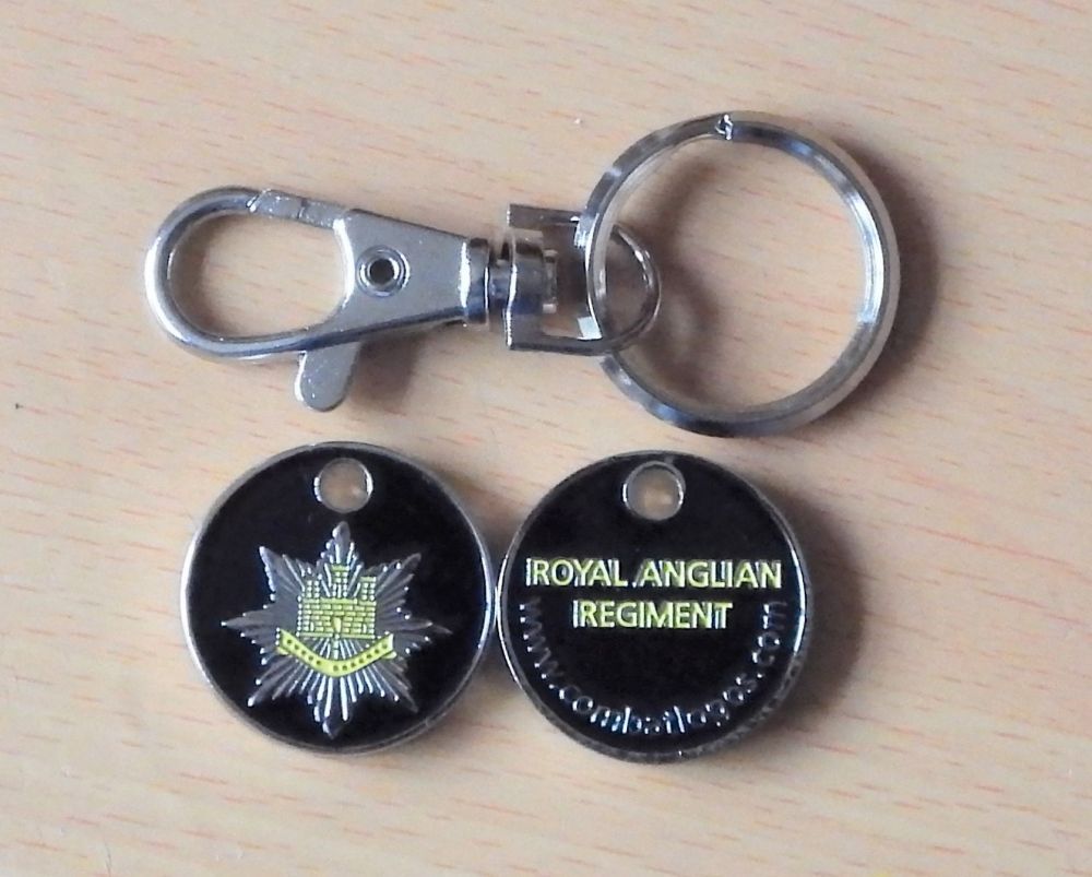 Royal Anglian Key Ring & Pet Collar Badges