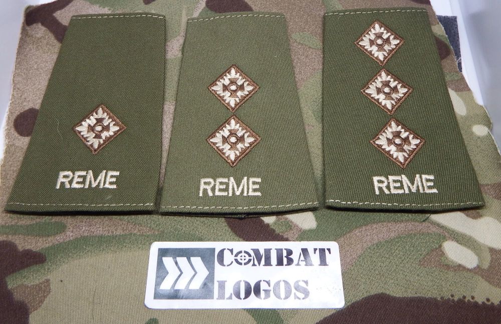 Royal Electrical & Mechanical Engineer Rank Slides