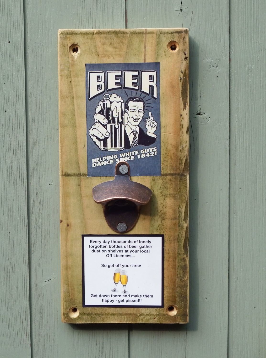 Bespoke Wall Mounted Bottle Opener