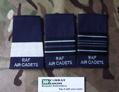 RAF & RAF Air Cadet Officer Rank Slides