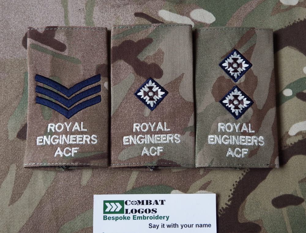 Royal Engineers Rank Slides
