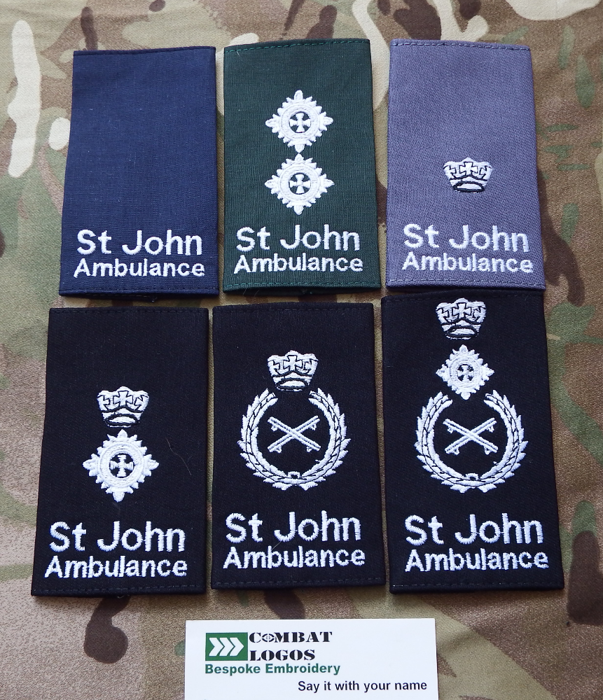 St John Ambulance Rank Slides