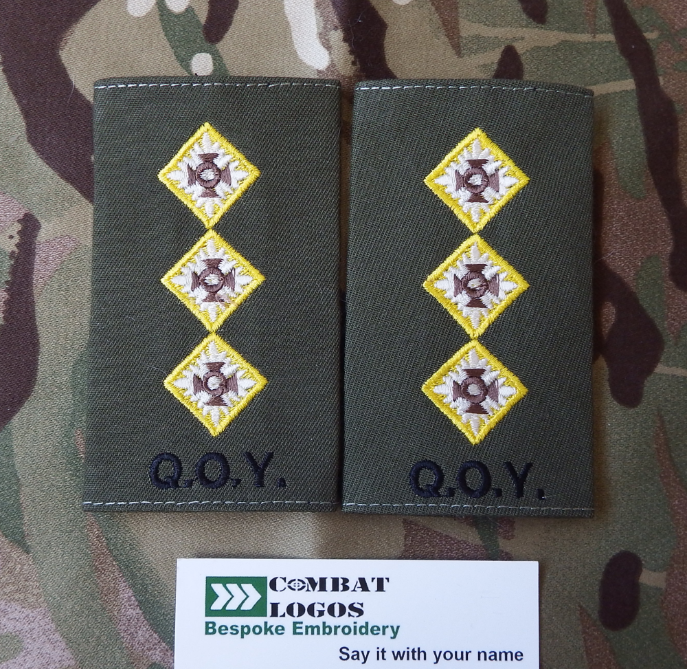 Queens Own Yeomanry Rank Slides