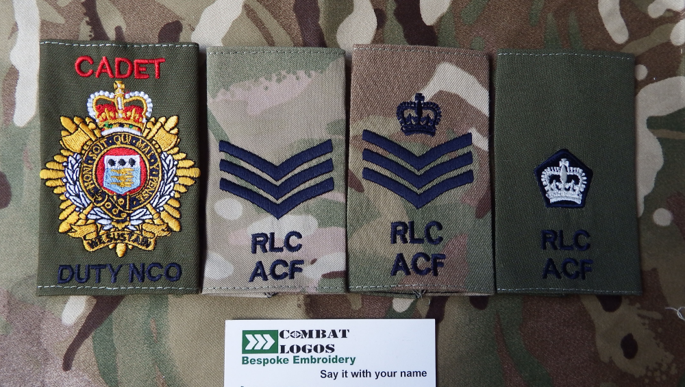 Royal Logistic Corps Rank Slides