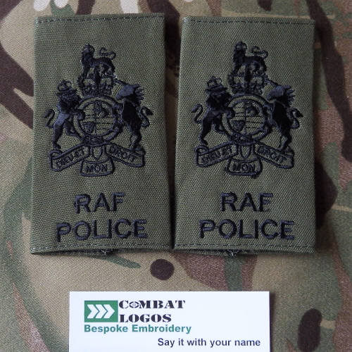 RAF Police Rank Slides - Shop