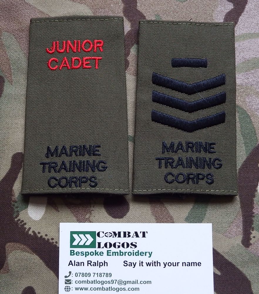Junior Cadet Ranks for MTC