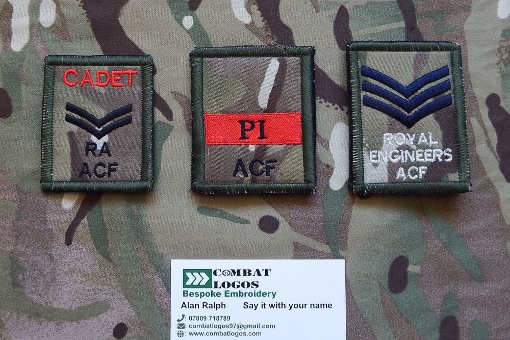 Cadet Rank Patches