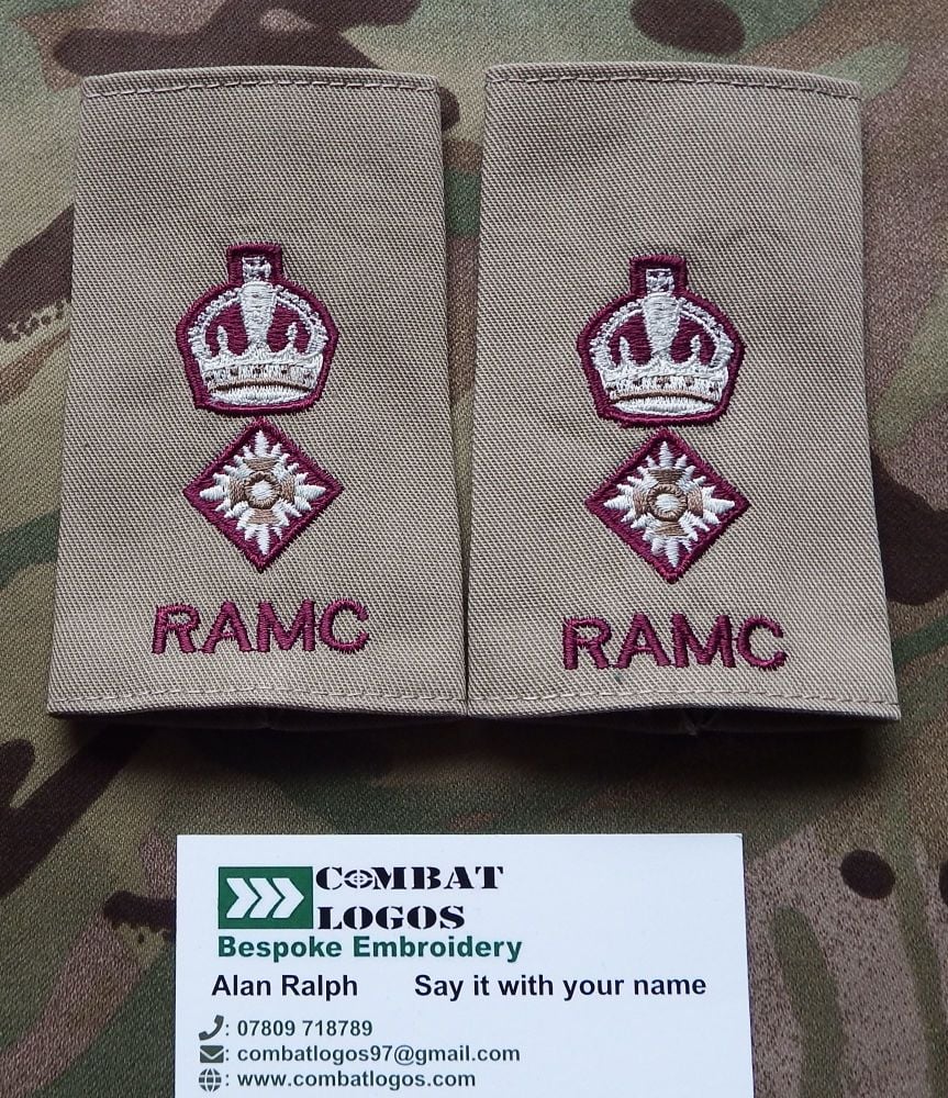 Royal Army Medical Corps  Rank Slides