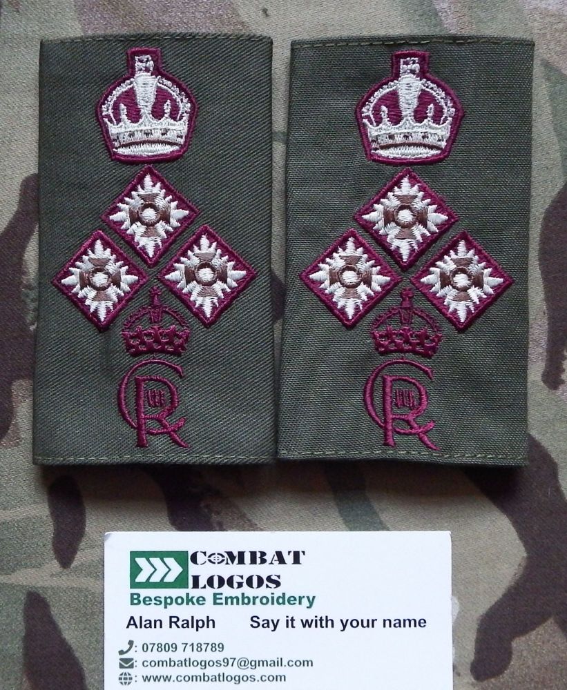 Royal Army Medical Corps  Rank Slides