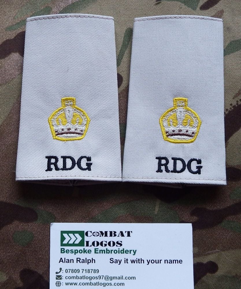 Royal Dragoon Guards Rank Slides