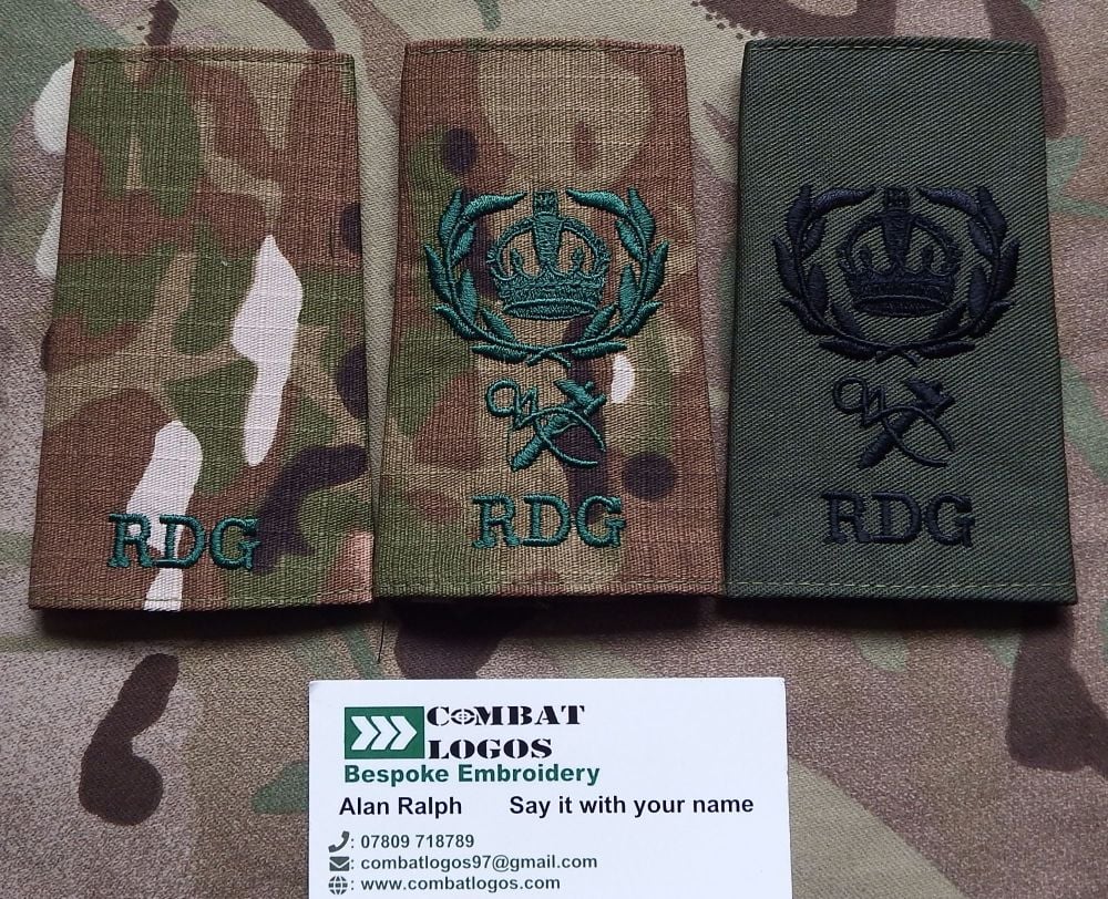 Royal Dragoon Guards Rank Slides