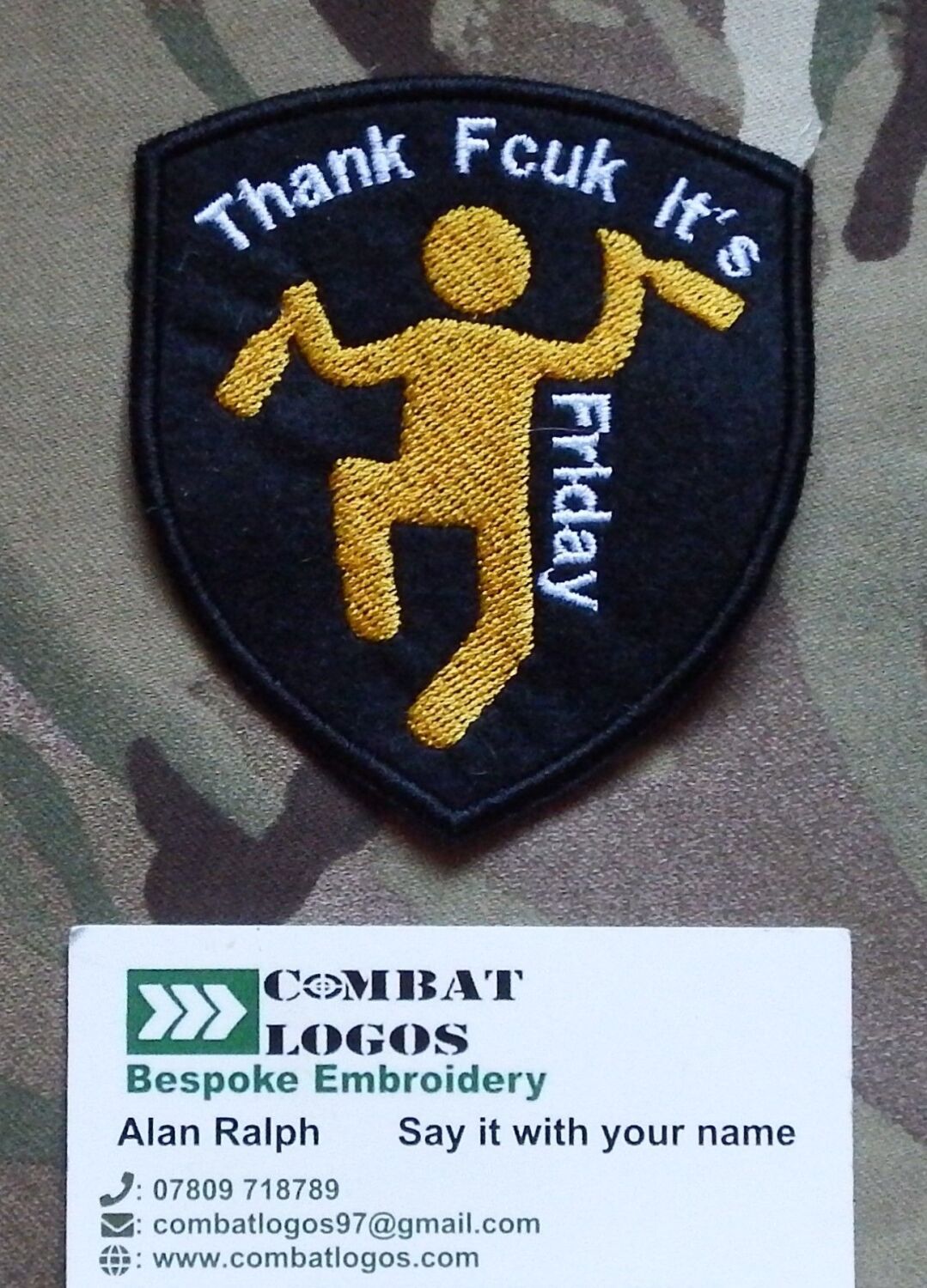 Thank Fcuk It's Friday Badge