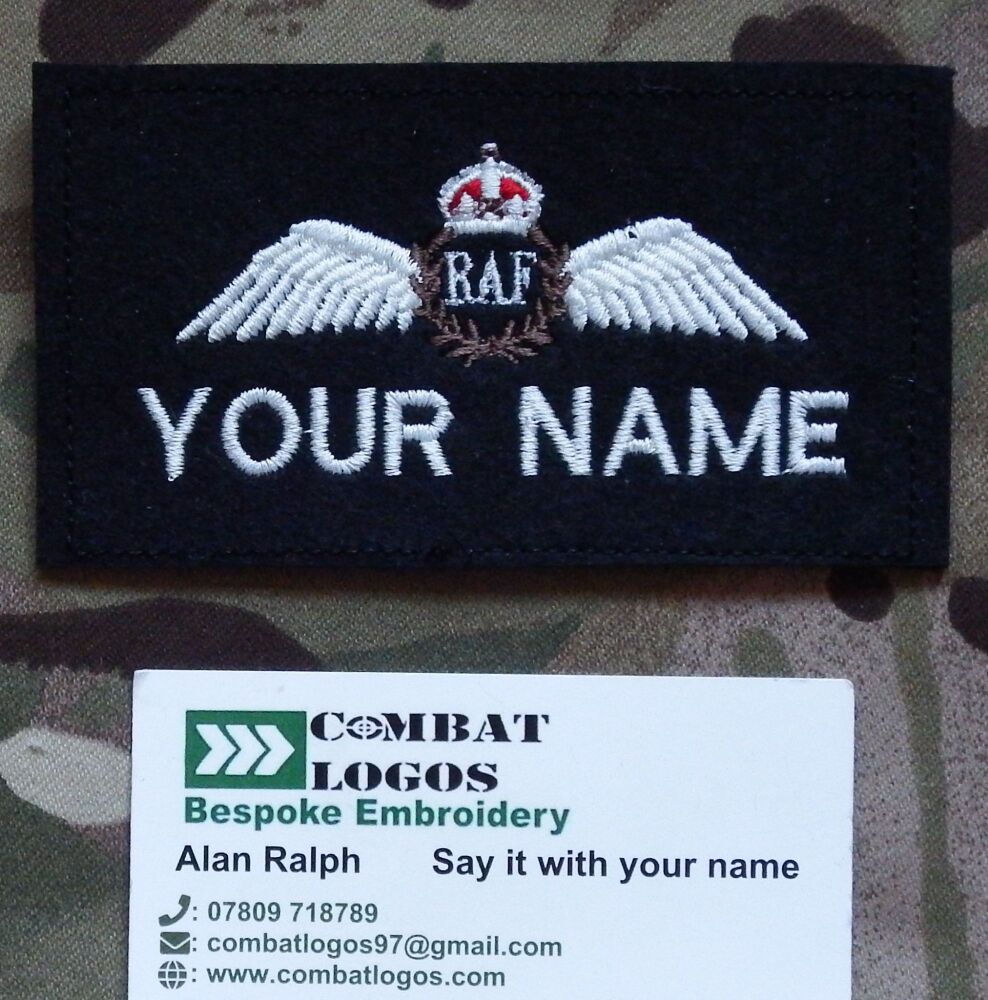 Pilot Wings Name Patch Pack