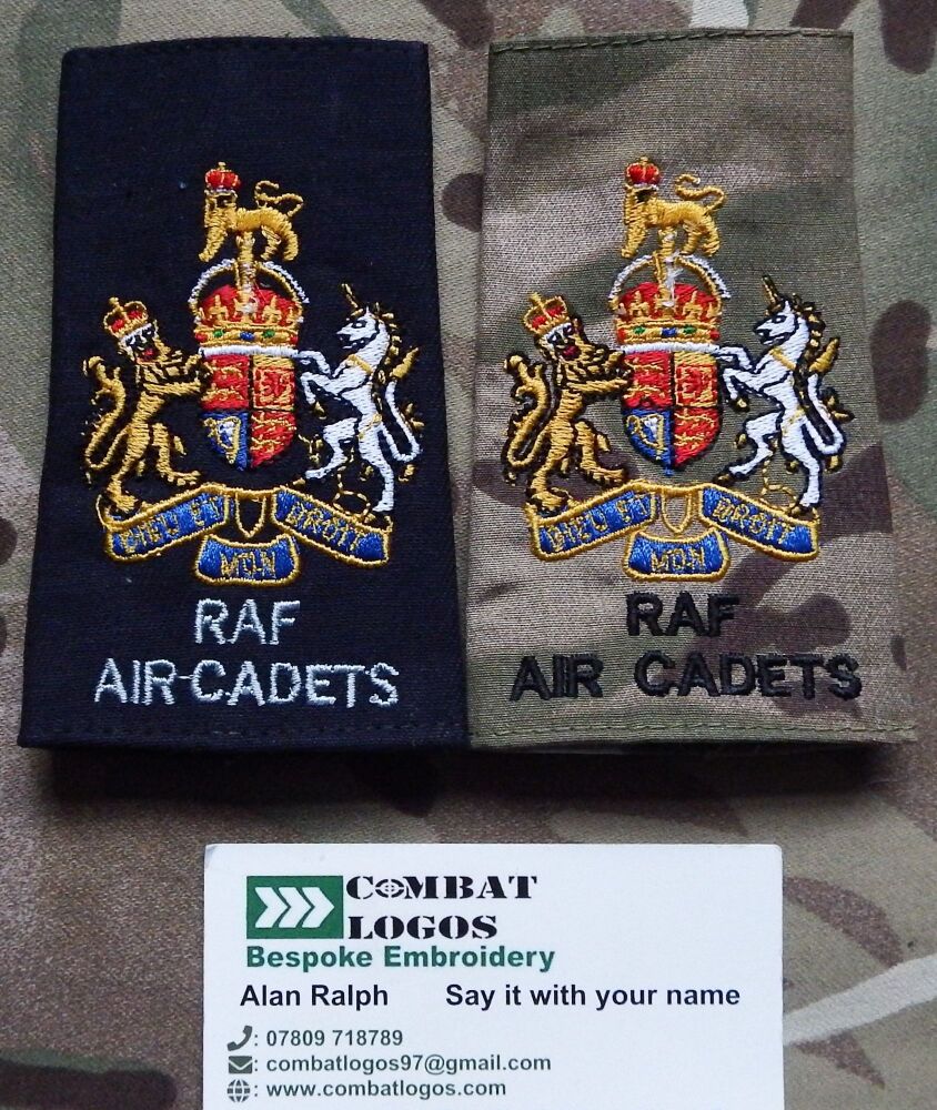 Adult RAF Air Cadets Rank Slides