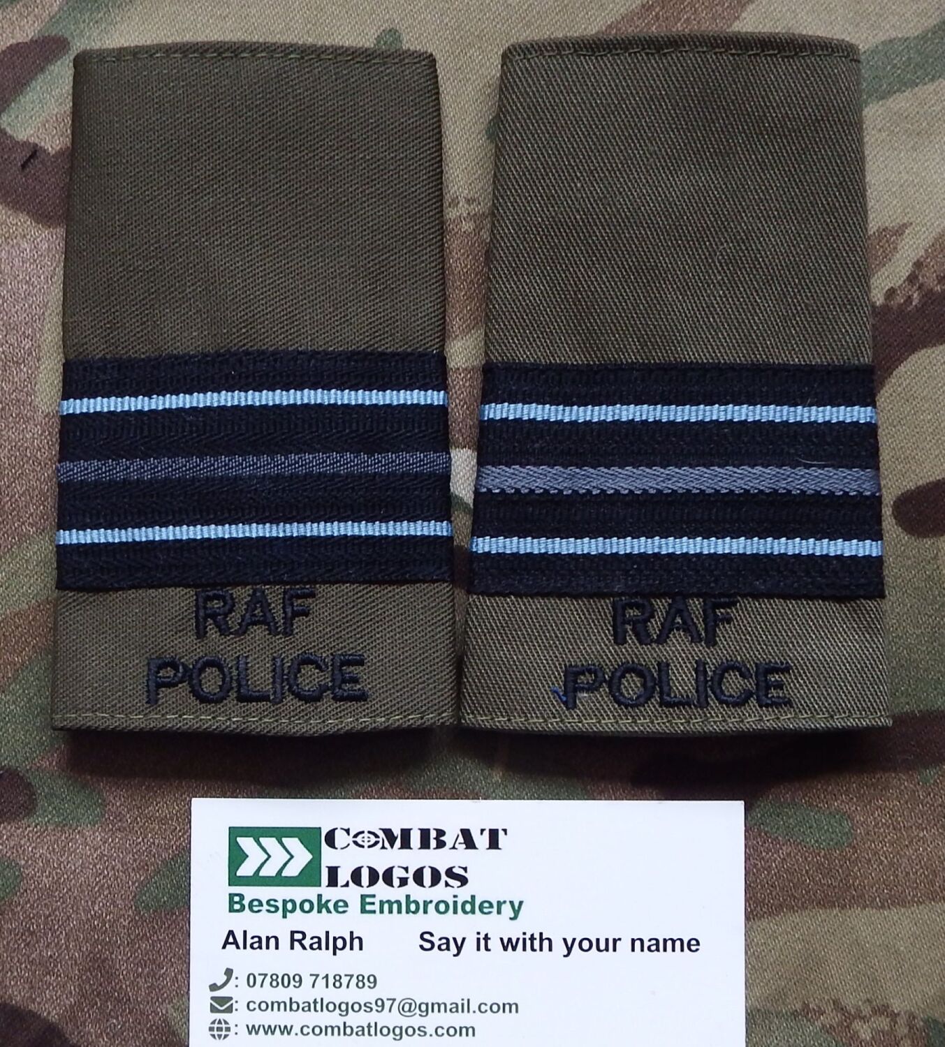 RAF Police Rank Slides
