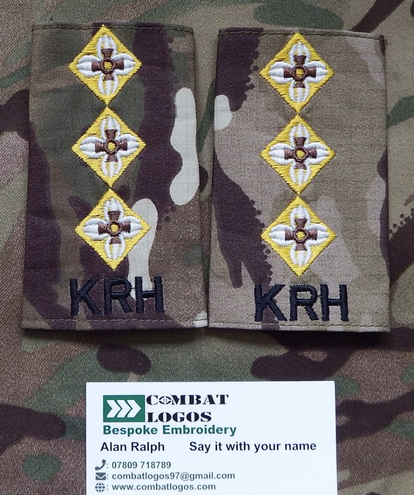 King's Royal Hussars Rank Slides