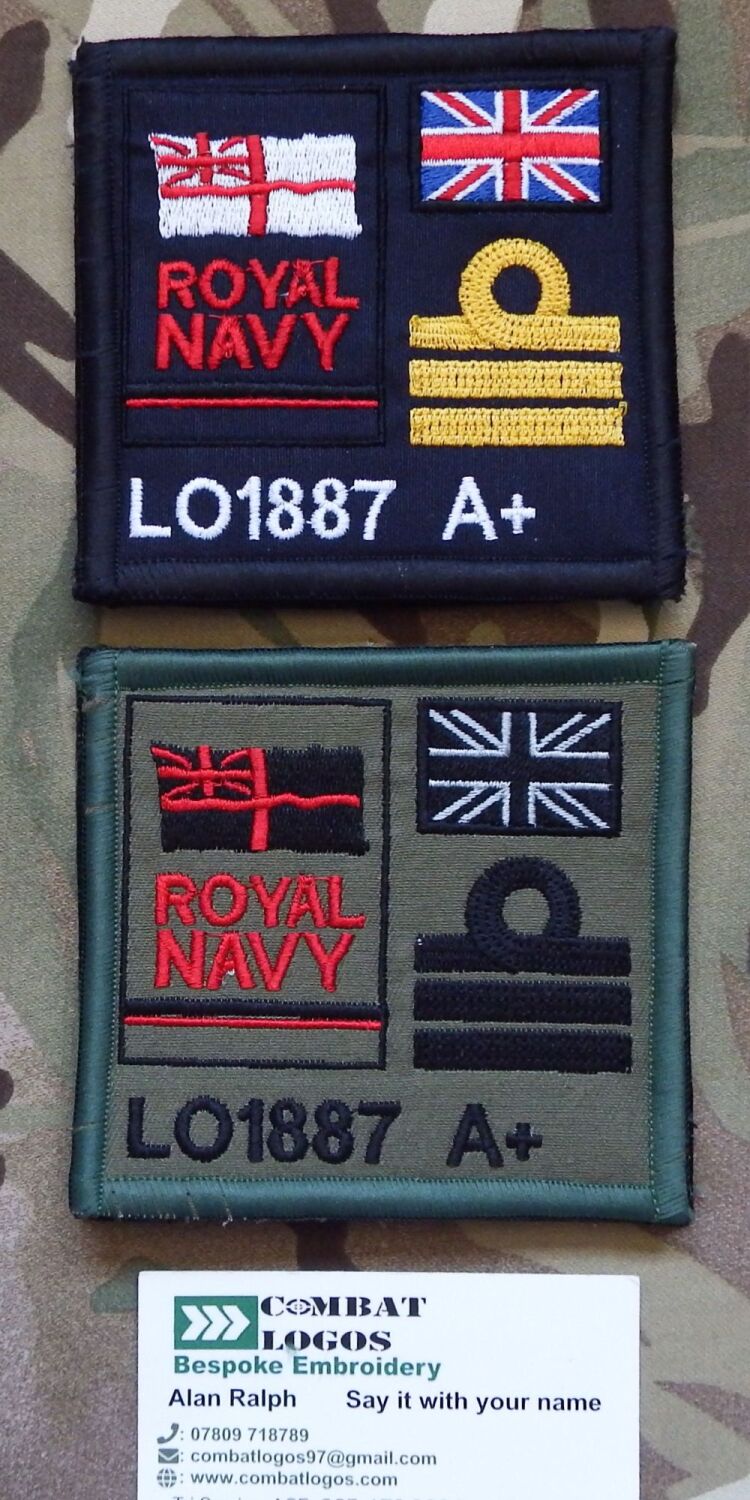 Royal Navy TRF Zap Patch Pack