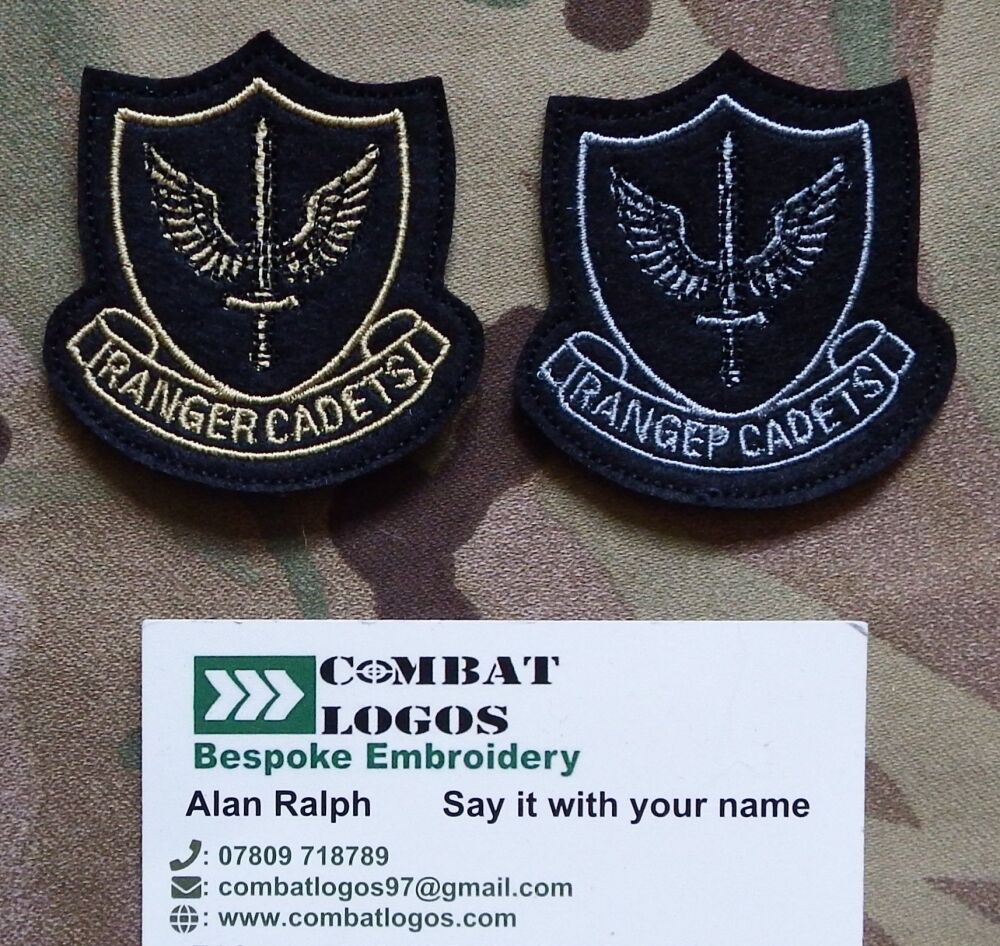 Ranger Cadets Cloth Cap Badge