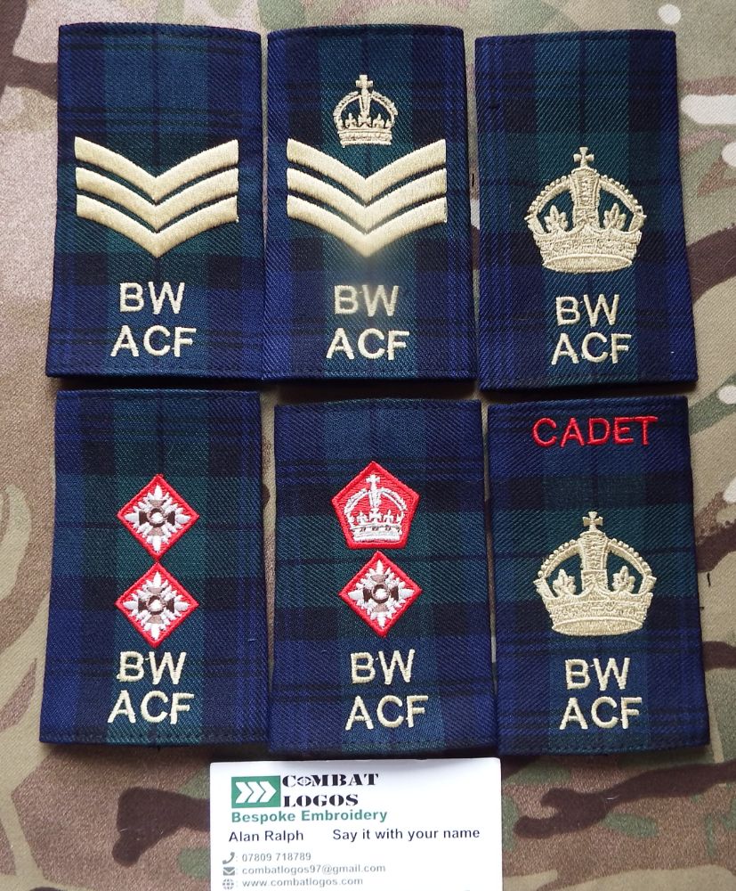 Black Watch ACF Rank Slides
