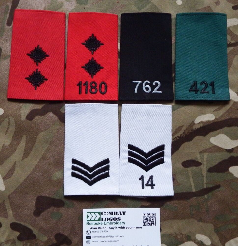 Police Public Order Rank Epaulettes