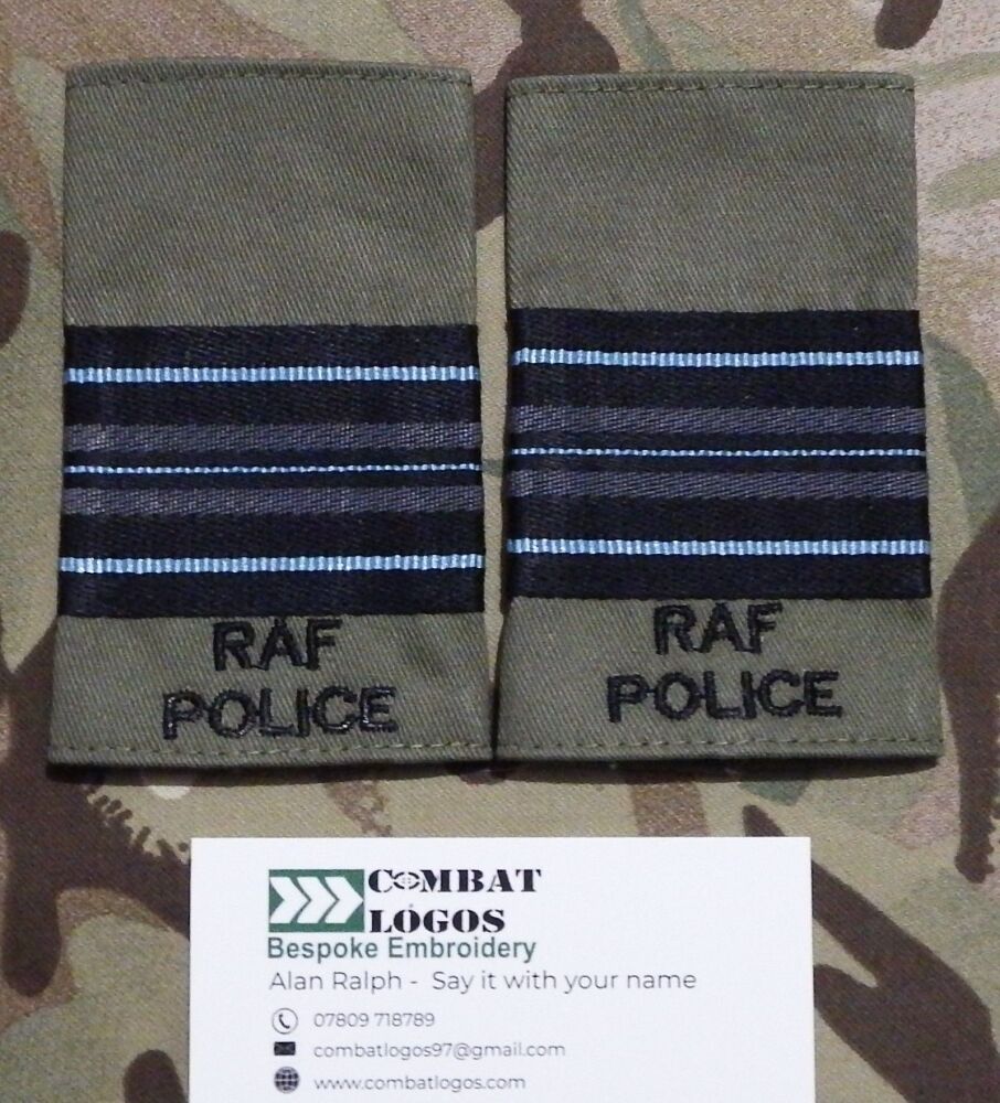 RAF Police Rank Slides