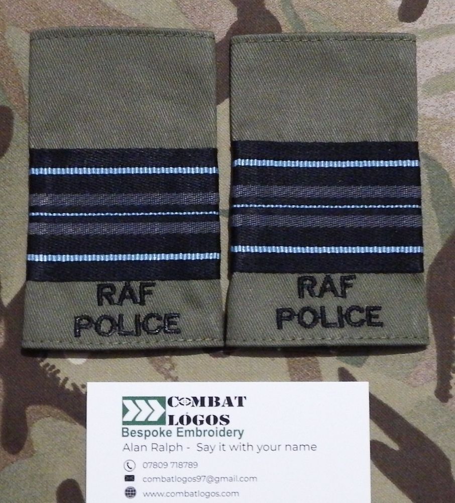 RAF Police Rank Slides