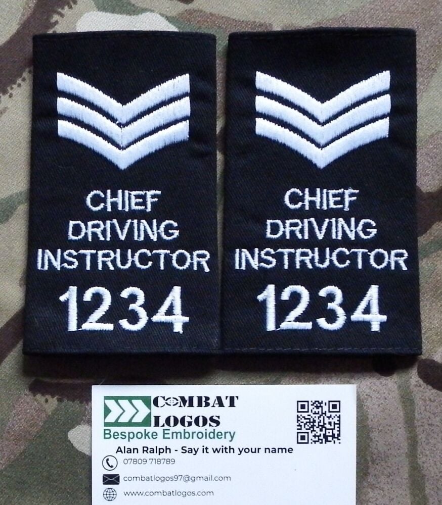 Police Driving Instructor Rank Slides