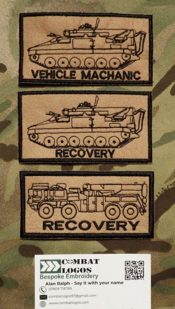 Recovery Vehicle Patches