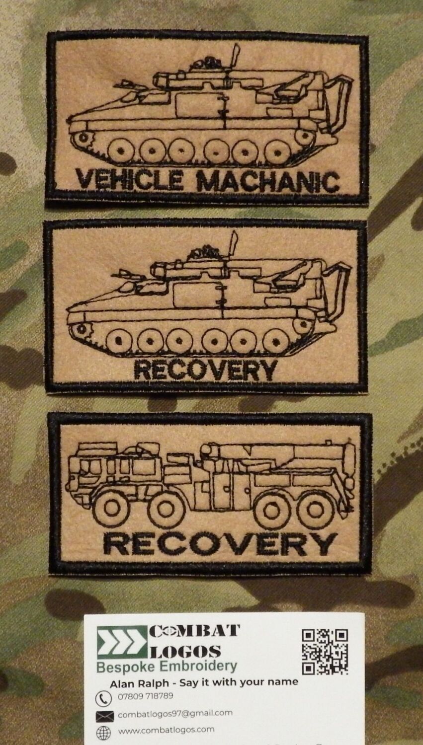 Recovery Vehicle Patches