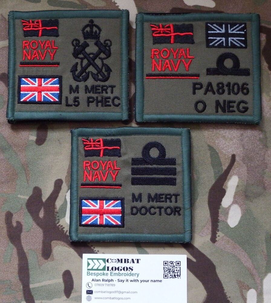 Royal Navy TRF Zap Patch Pack