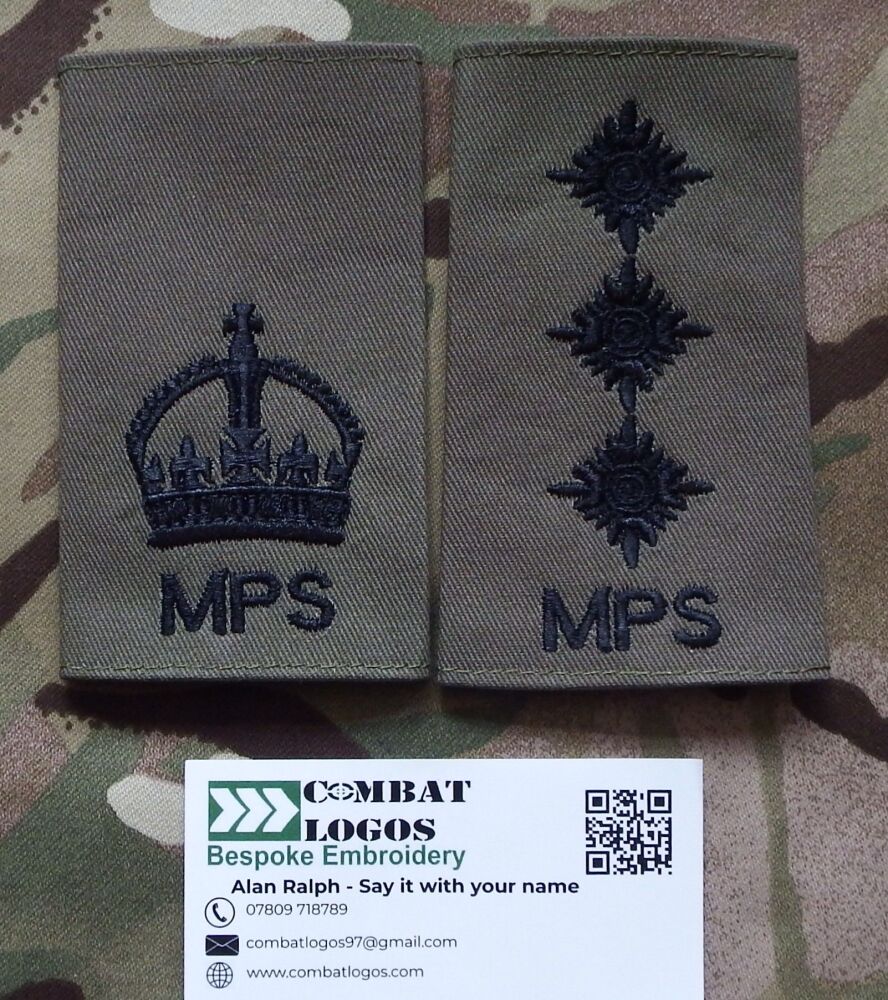 Military Provost Service Rank Slides