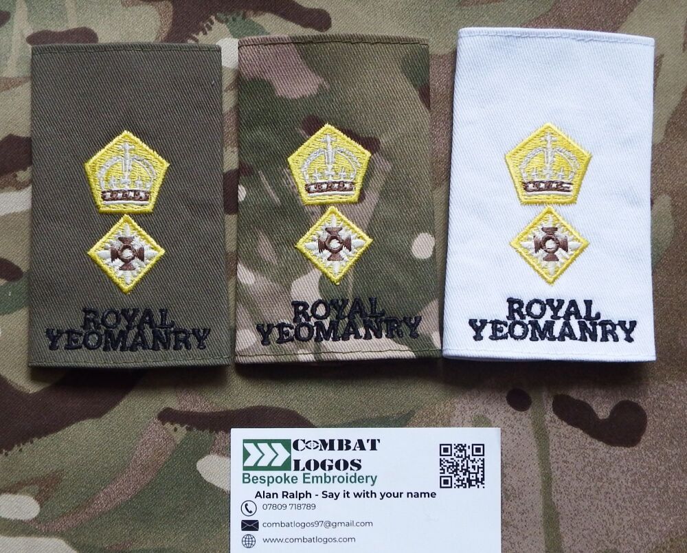 Royal Lancers Rank Slides