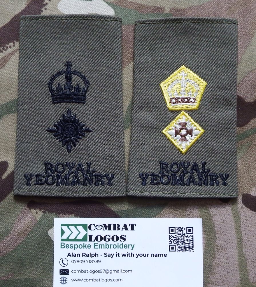 Royal Lancers Rank Slides