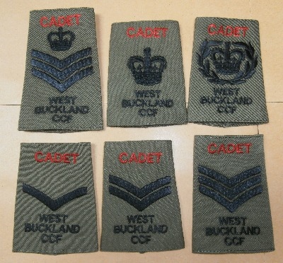 cadet rank slides