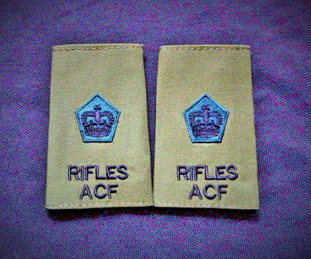 ACF and CCF Rifles Rank Slides