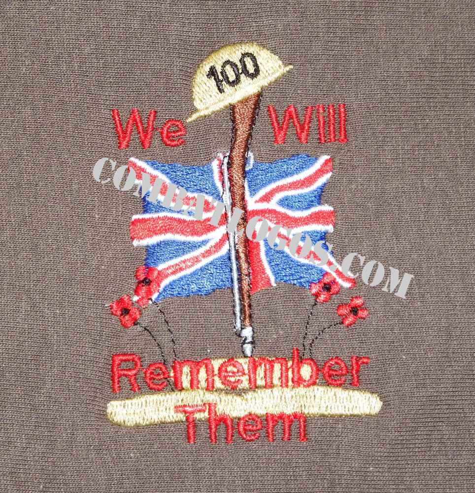 WW1 Conflict Act of Remembrance Clothing