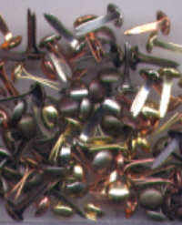 Brads -  Round - Assorted Metals