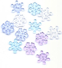 Buttons - Crystal Themes - Snowflakes