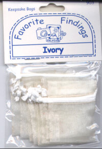 Favourite Findings Keepsake Bags - Ivory