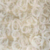 Patterned Vellum - Roses (small) - Gold