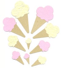 Light Arted Designs - Double Cut - Ice Cream Cones