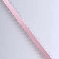 Satin Loop Edge Ribbon - Pink - 5mm
