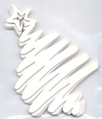 Light Arted Designs - Chipboard - Scribble Christmas Trees