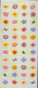 Papermania Dome Stickers - Flowers 2