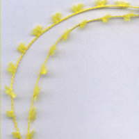 Wired Butterfly Trim - Yellow